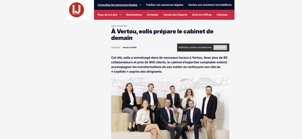 A Vertou, eolis prépare le cabinet de demain