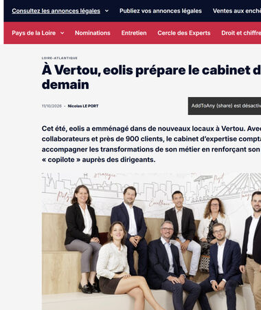 A Vertou, eolis prépare le cabinet de demain